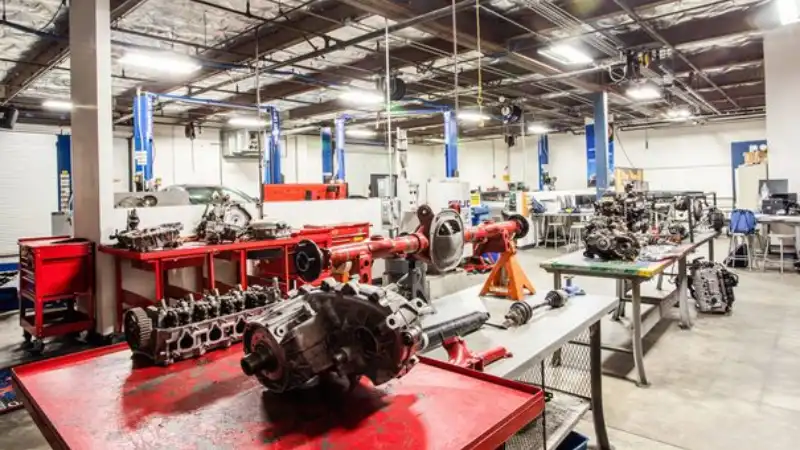 Automotive Training Room Essential Zones