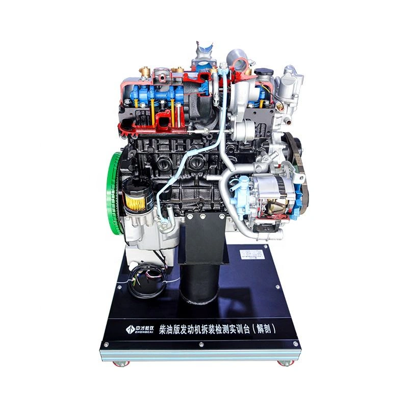 Diesel Engine Cutaway Display Stand