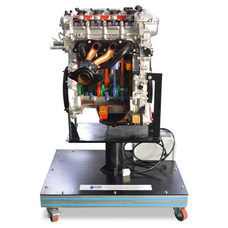 Gasoline Engine Cutaway Display Stand