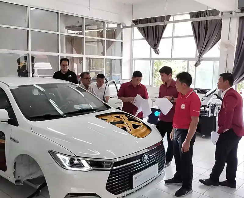 Pure Electric Vehicle Comprehensive Training System case 4