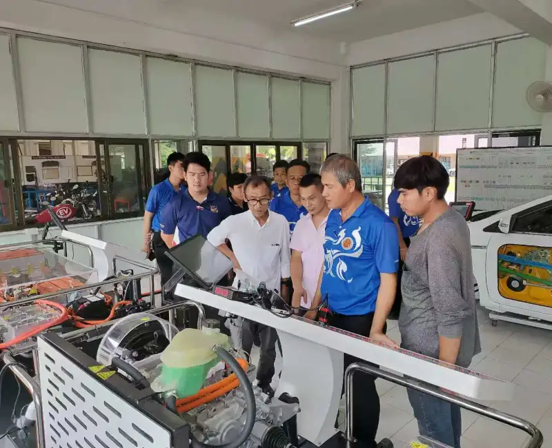 Pure Electric Vehicle Comprehensive Training System case 7